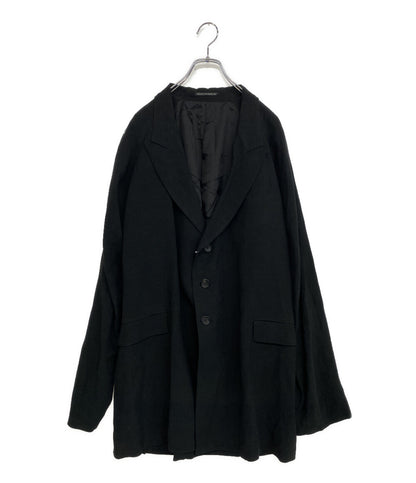 Yohji Yamamoto POUR HOMME テーラードジャケット LI RYCANVAS DOUBLE FRONT JACKET 24SS HS-J12-308 メンズ SIZE 3 ヨウジヤマモトプールオム
