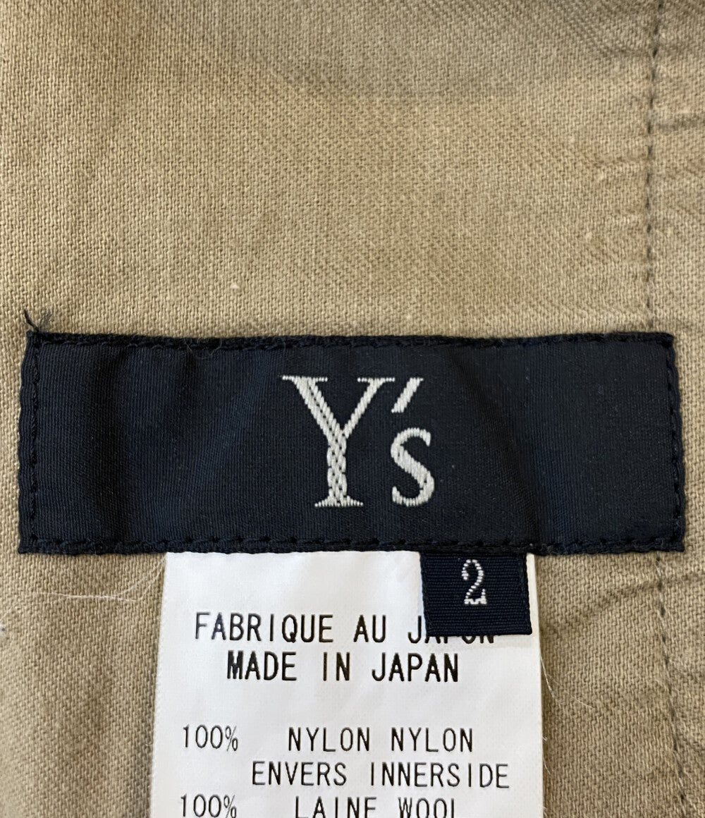 Y's ナイロンワイドショーツ 13SS YX-P08-606 レディース SIZE 2 ワイズ