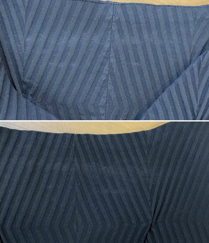 ISSEY MIYAKE フレンチスリーブワンピース ISSEY MIYAKE ベイクド ストレッチ IM91FH031 レディース SIZE 2 イッセイミヤケ