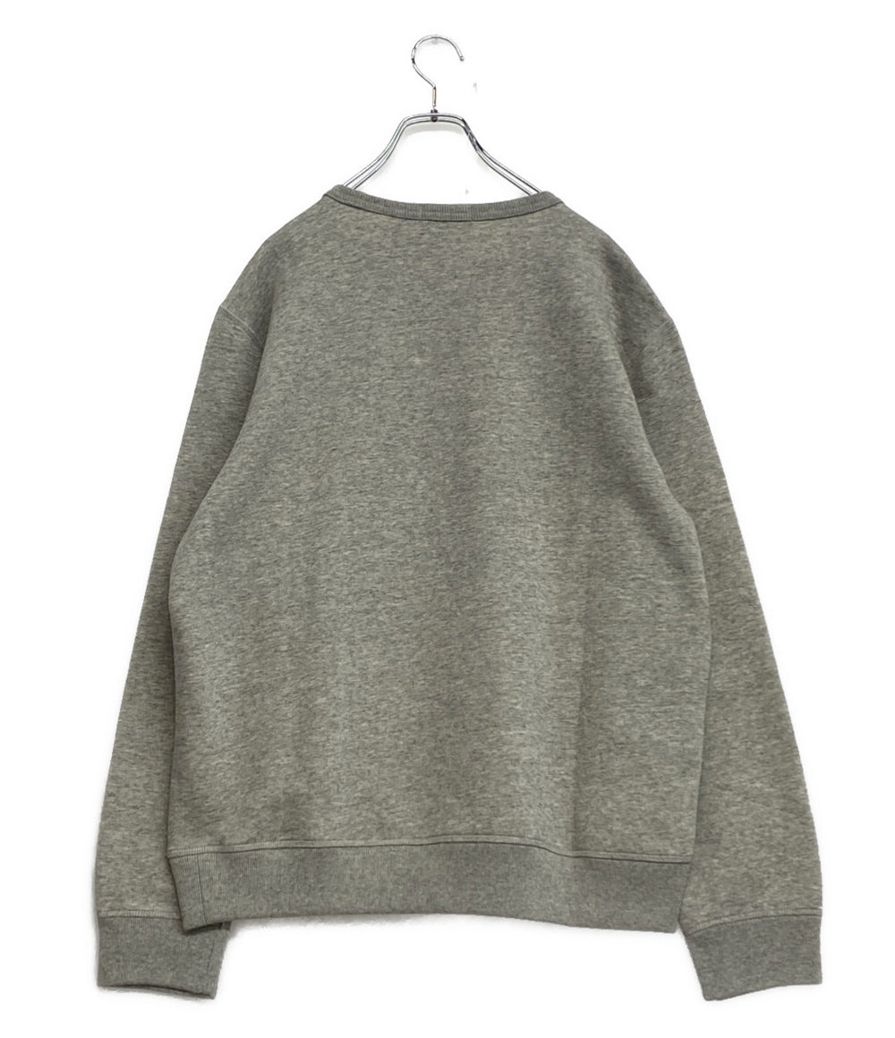 美品 POLO RALPH LAUREN スウェット Poloベア フリース スウェットシャツ グレー メンズ SIZE L ポロ・ラルフローレン