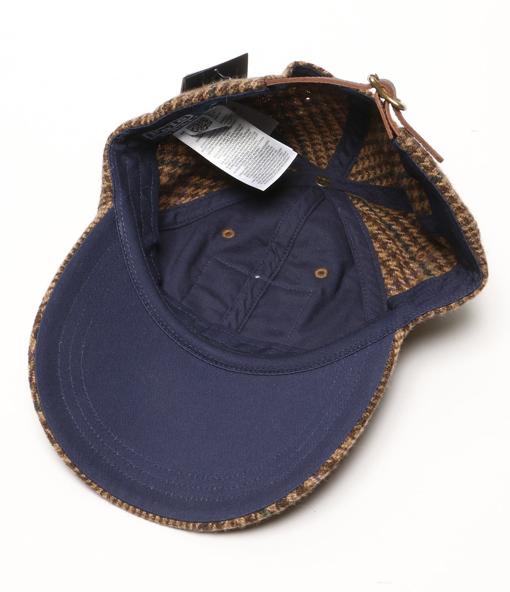 美品 POLO RALPH LAUREN CP-93 ロングビル ツイード キャップ メンズ