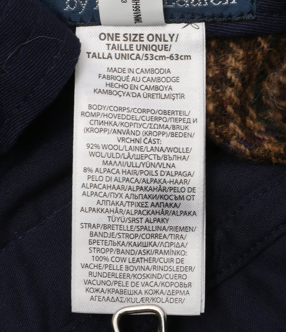 美品 POLO RALPH LAUREN CP-93 ロングビル ツイード キャップ メンズ SIZE ONE SIZE ポロ・ラルフローレン