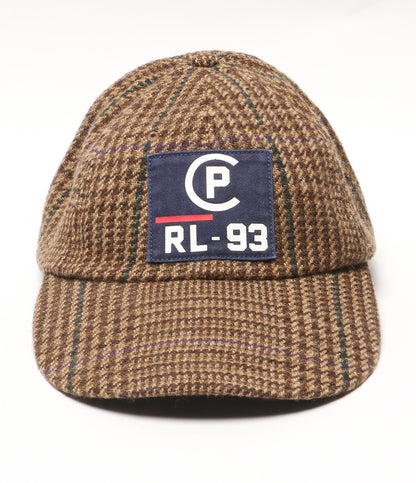 美品 POLO RALPH LAUREN CP-93 ロングビル ツイード キャップ メンズ SIZE ONE SIZE ポロ・ラルフローレン