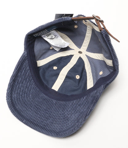 美品 POLO RALPH LAUREN The Ralphロゴ コーデュロイ ボールキャップ メンズ SIZE ONE SIZE ポロ・ラルフローレン