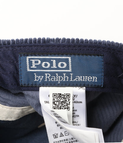 美品 POLO RALPH LAUREN The Ralphロゴ コーデュロイ ボールキャップ メンズ SIZE ONE SIZE ポロ・ラルフローレン