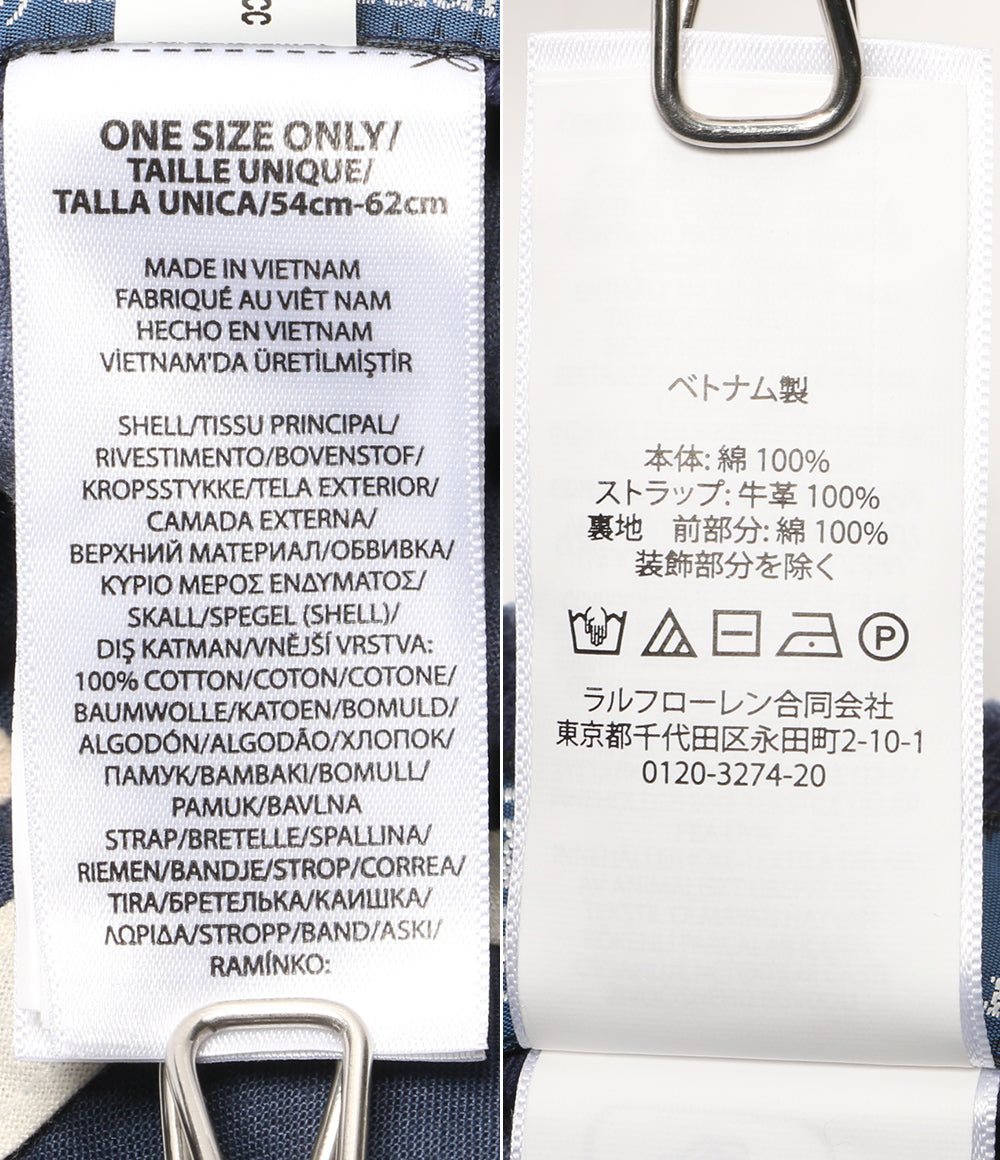 美品 POLO RALPH LAUREN The Ralphロゴ コーデュロイ ボールキャップ メンズ SIZE ONE SIZE ポロ・ラルフローレン