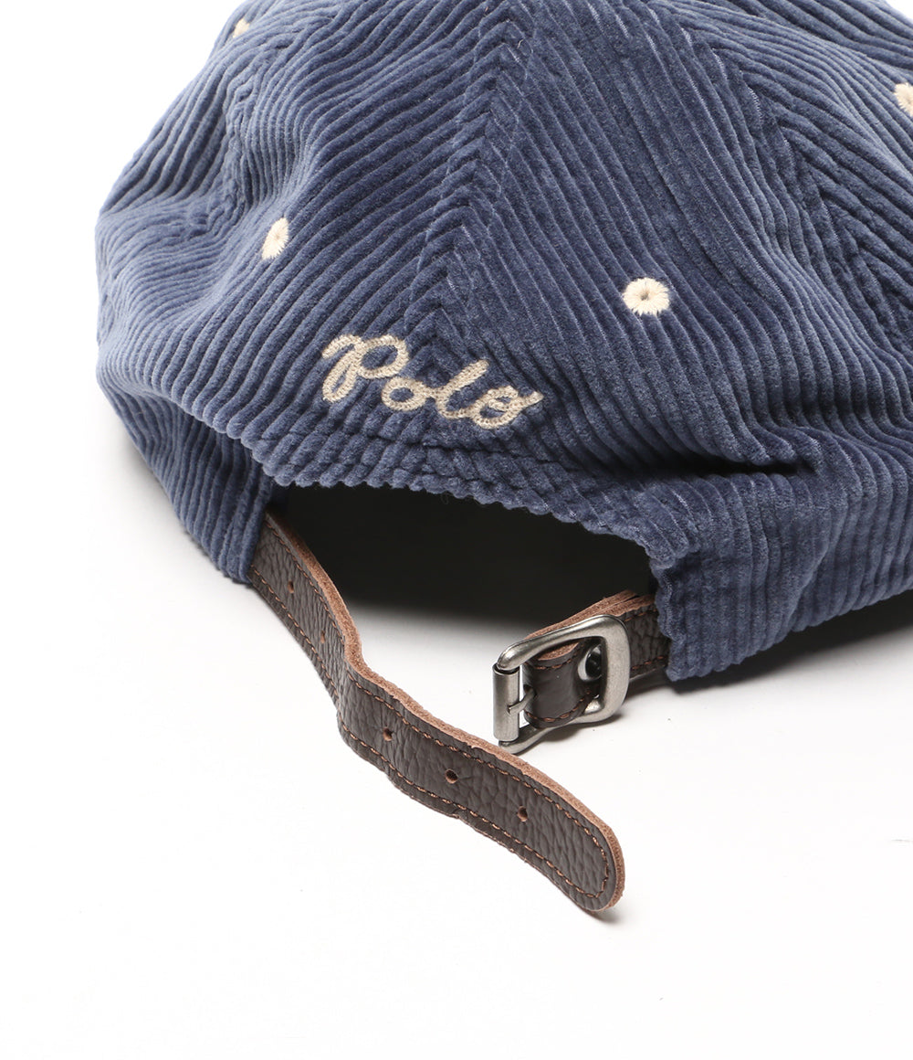 美品 POLO RALPH LAUREN The Ralphロゴ コーデュロイ ボールキャップ メンズ SIZE ONE SIZE ポロ・ラルフローレン