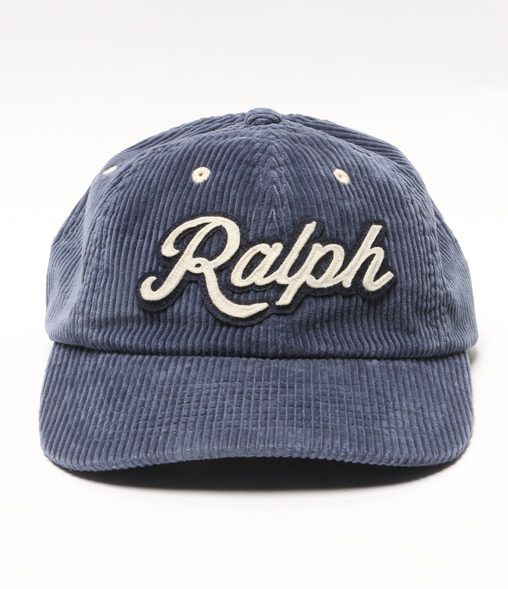 美品 POLO RALPH LAUREN The Ralphロゴ コーデュロイ ボールキャップ メンズ SIZE ONE SIZE ポロ・ラルフローレン