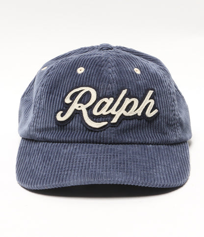 美品 POLO RALPH LAUREN The Ralphロゴ コーデュロイ ボールキャップ メンズ SIZE ONE SIZE ポロ・ラルフローレン
