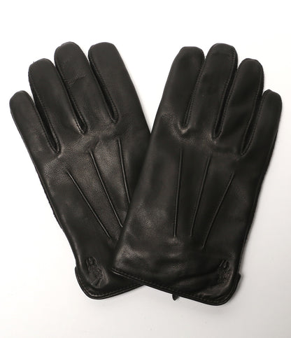 美品 POLO RALPH LAUREN 手袋 インシュレイテッド シープスキン パネルドタッチ グローブ メンズ ポロ・ラルフローレン