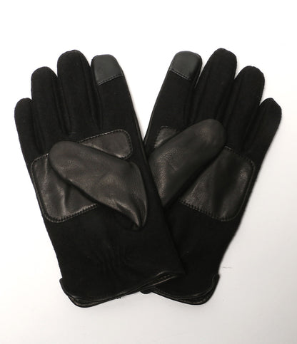 美品 POLO RALPH LAUREN 手袋 インシュレイテッド シープスキン パネルドタッチ グローブ メンズ ポロ・ラルフローレン