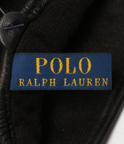 美品 POLO RALPH LAUREN 手袋 インシュレイテッド シープスキン パネルドタッチ グローブ メンズ ポロ・ラルフローレン