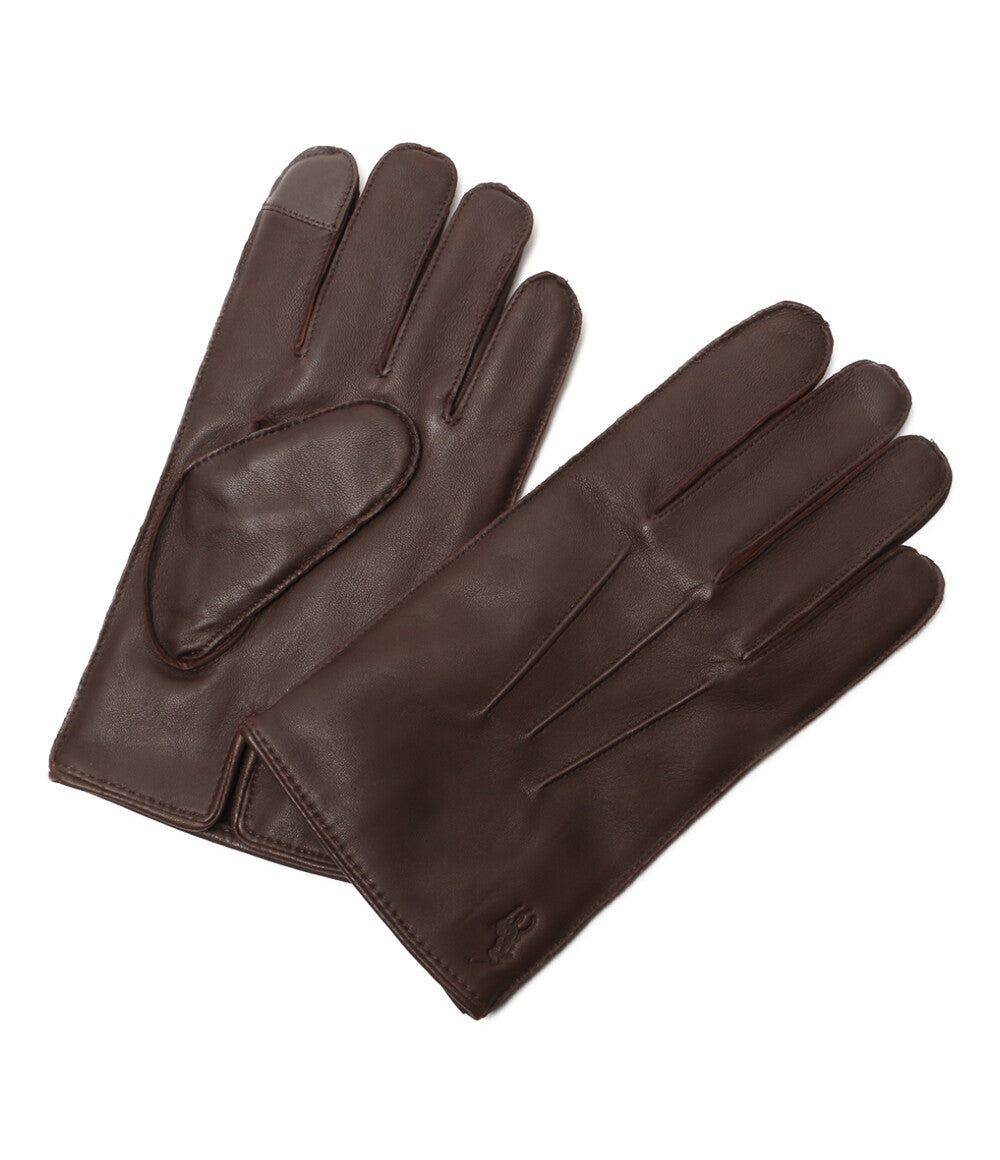 極美品　正規品　BURBERRY レザーグローブ　M バーバリー　手袋　ミトン バーバリーロンドン レザーグローブ 手袋 レディース (7.5) BURBERRY