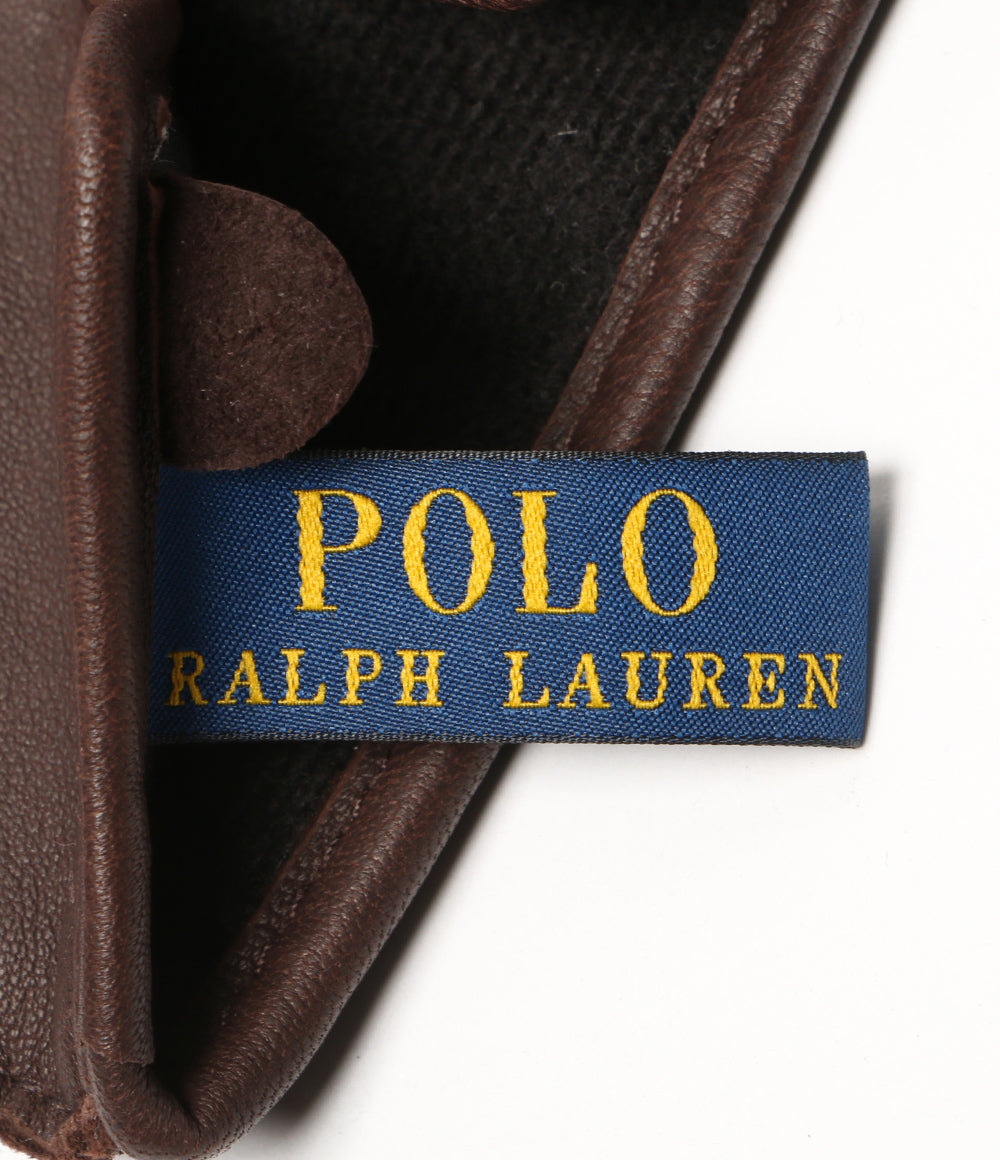 美品 POLO RALPH LAUREN 手袋 ラインド シープスキン タッチグローブ