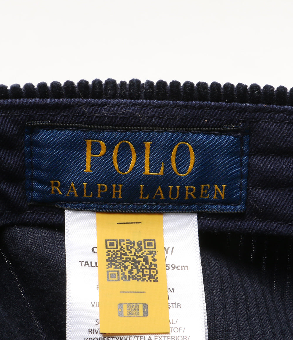 美品 POLO RALPH LAUREN NYパッチ コーデュロイ ボールキャップ メンズ SIZE ONE SIZE ポロ・ラルフローレン