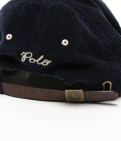 美品 POLO RALPH LAUREN NYパッチ コーデュロイ ボールキャップ メンズ SIZE ONE SIZE ポロ・ラルフローレン