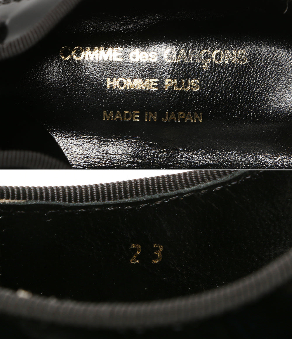 COMME des GARCONS HOMME PLUS パテントヒールシューズ 21AW PH-K106-001-1-1 メンズ SIZE 23 コムデギャルソンオムプリュス