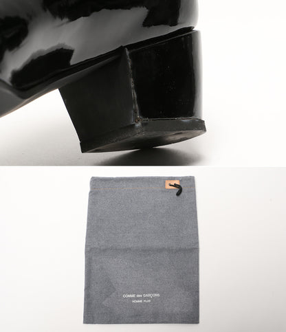 COMME des GARCONS HOMME PLUS パテントヒールシューズ 21AW PH-K106-001-1-1 メンズ SIZE 23 コムデギャルソンオムプリュス