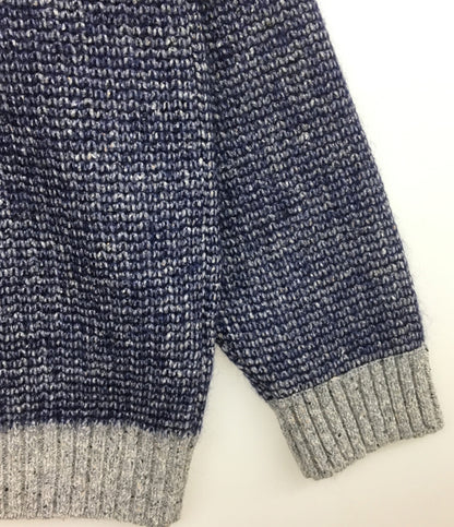 BEAMS PLUS ニット 25FW Crew Inlay Mohair Wool Silk メンズ SIZE M ビームスプラス