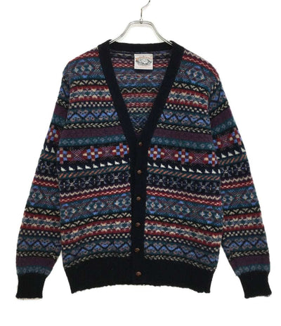 jamieson's ジャミーソンズカーディガン フェアアイル柄 ウール メンズ SIZE M