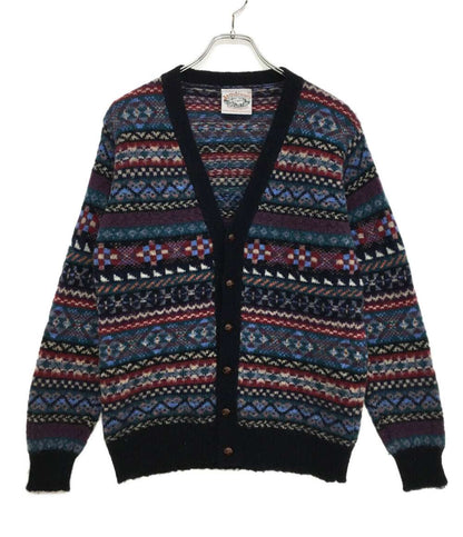 jamieson's ジャミーソンズカーディガン フェアアイル柄 ウール メンズ SIZE M