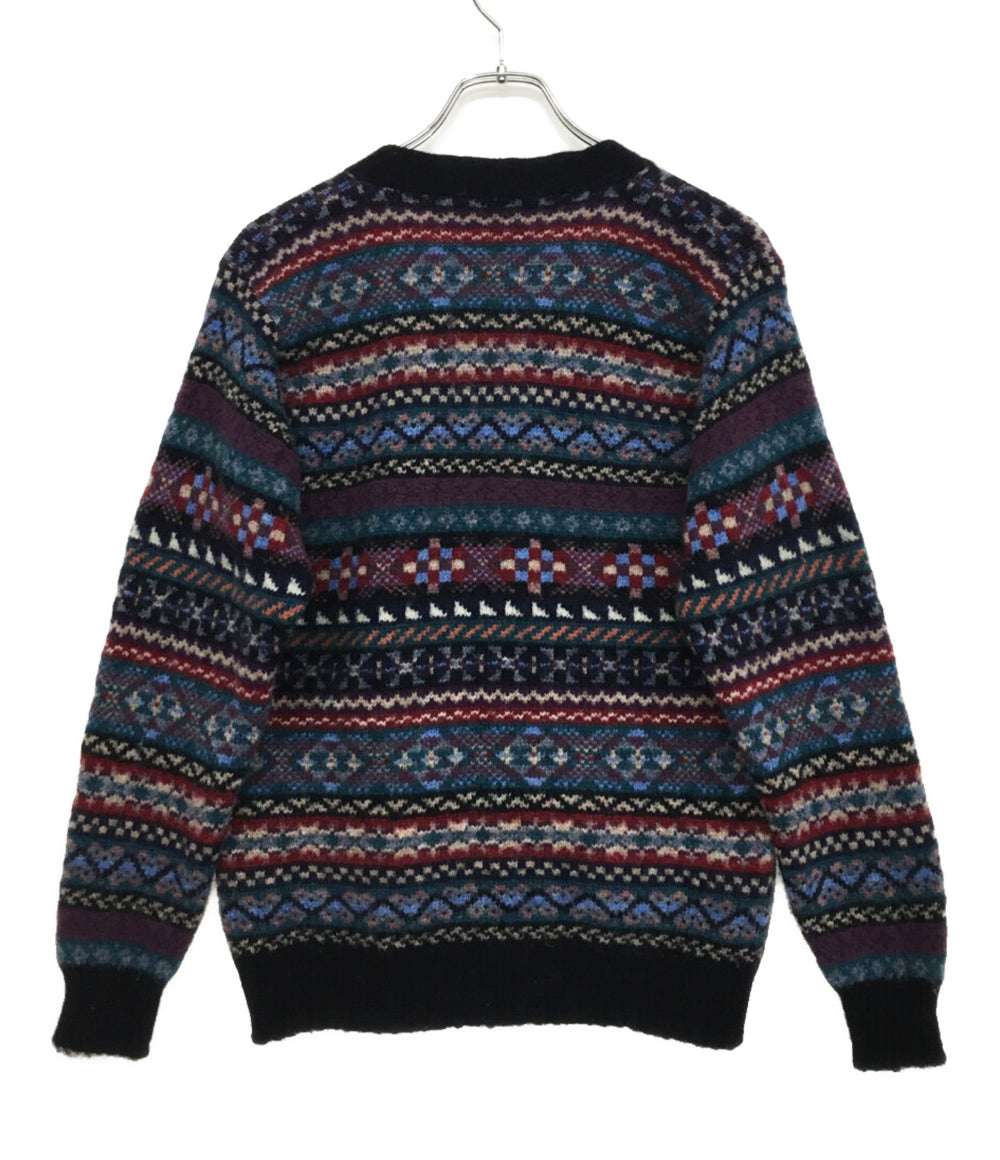 ジャミーソンズ カーディガン メンズ SIZE M 【jamieson's】 jamieson's ジャミーソンズカーディガン フェアアイル柄 ウール メンズ