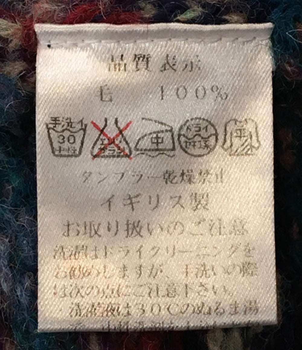 jamieson's ジャミーソンズカーディガン フェアアイル柄 ウール メンズ SIZE M