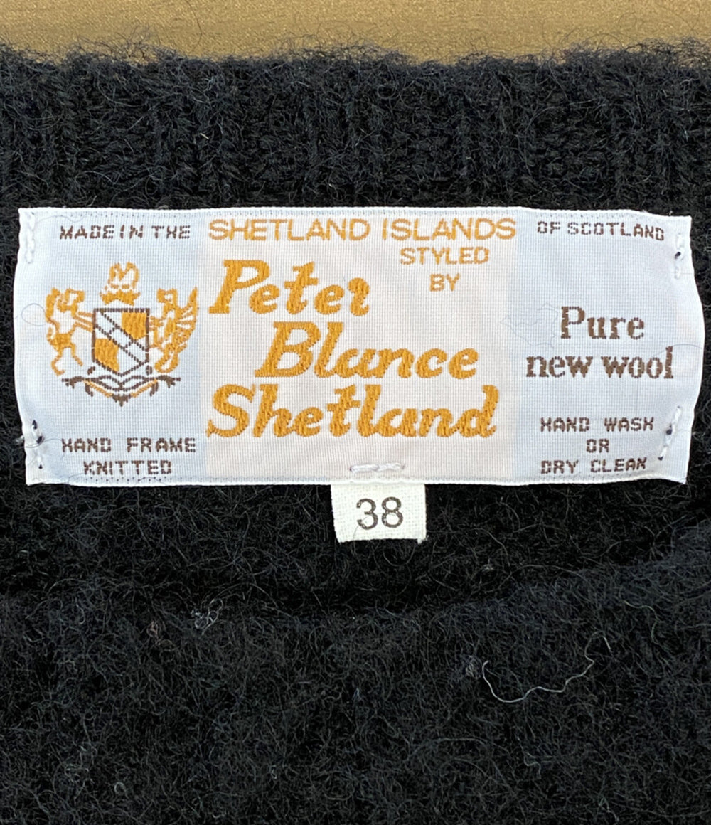 PETER BLANCE SHETLAND ピーターバランス シェットランド ニット シャギードッグ メンズ SIZE 38