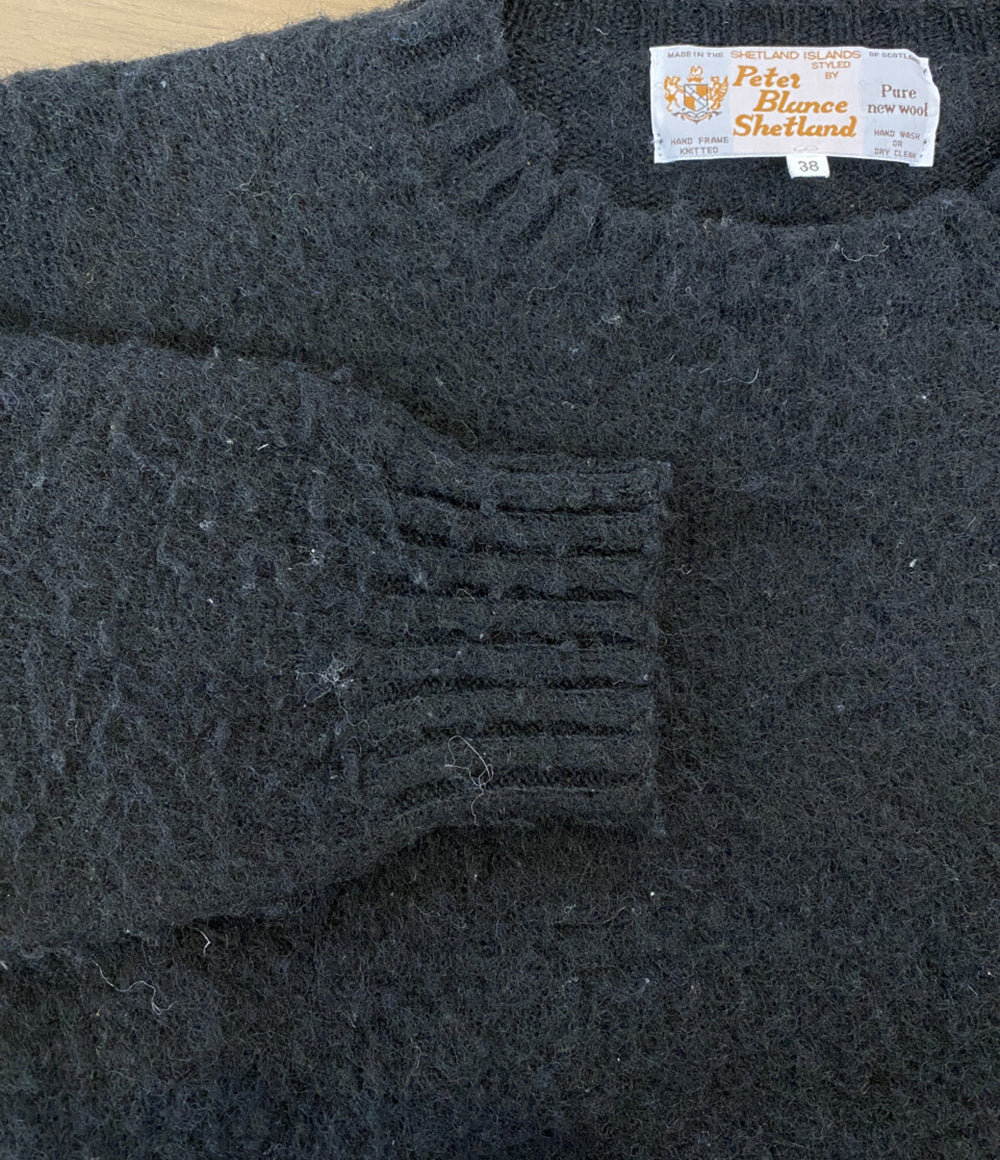 PETER BLANCE SHETLAND ピーターバランス シェットランド ニット シャギードッグ メンズ SIZE 38