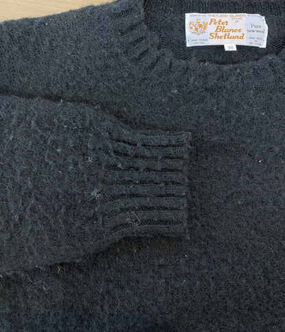 PETER BLANCE SHETLAND ピーターバランス シェットランド ニット シャギードッグ メンズ SIZE 38