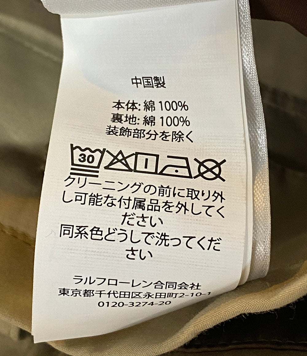 美品 POLO RALPH LAUREN コート WOVEN COTTON WALKING COAT メンズ