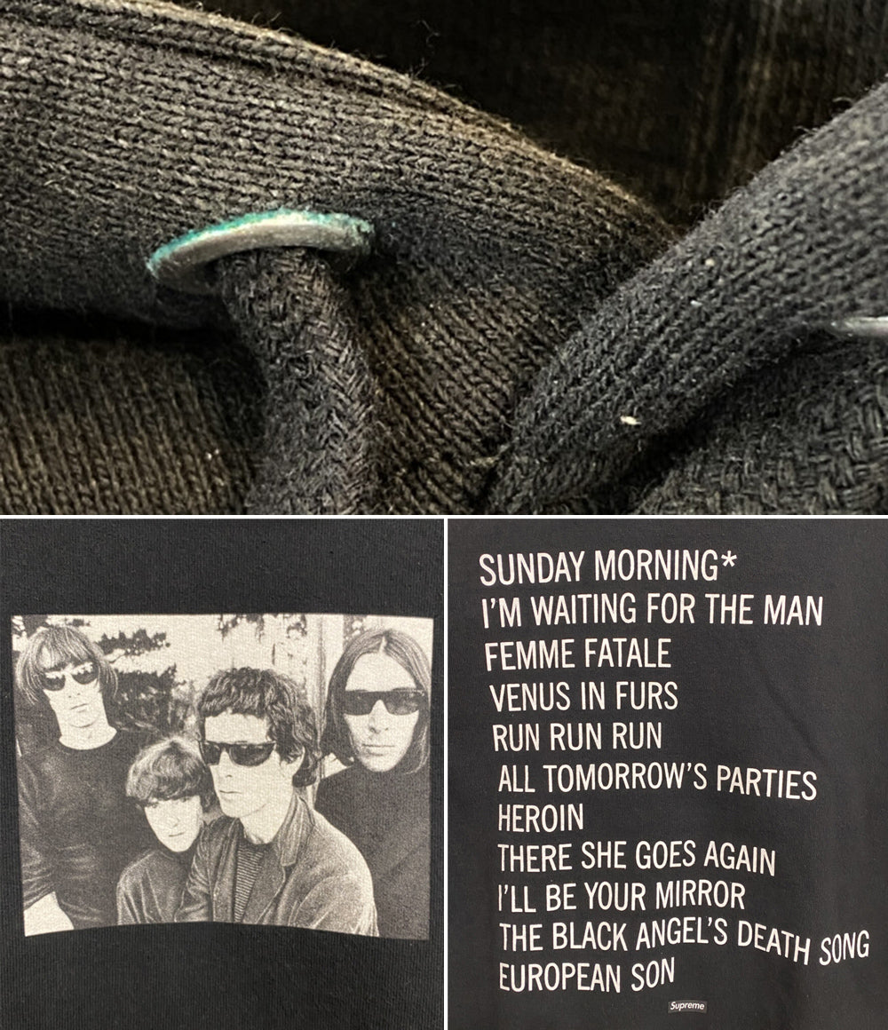 Supreme×Velvet underground ザ ベルベット アンダーグラウンド パーカー 19AW コットン メンズ SIZE M シュプリーム