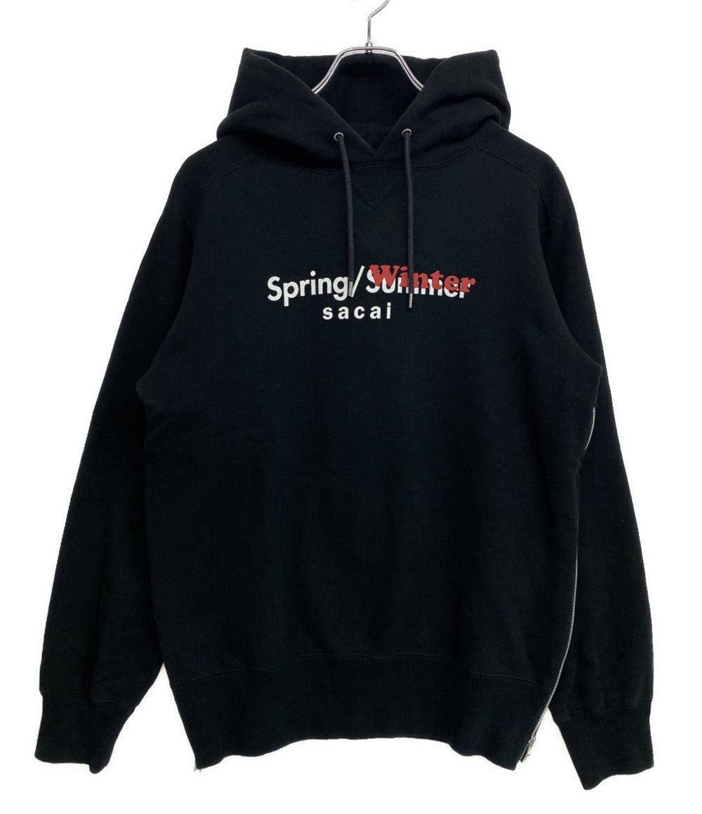 sacai パーカー 19-01927 コットン 1 BLK メンズ SIZE １ サカイ