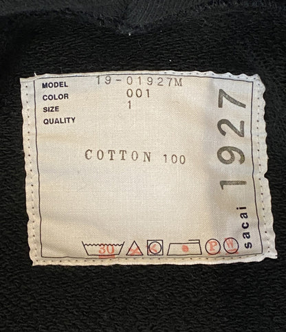 sacai パーカー 19-01927 コットン 1 BLK メンズ SIZE １ サカイ