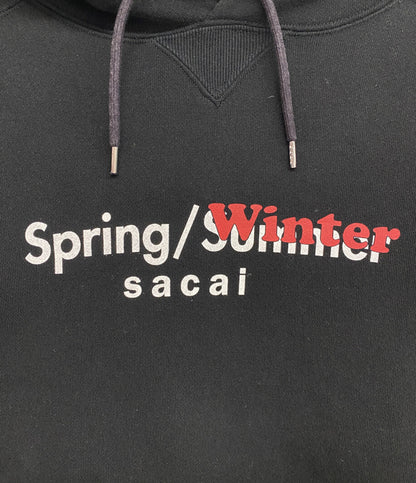 sacai パーカー 19-01927 コットン 1 BLK メンズ SIZE １ サカイ