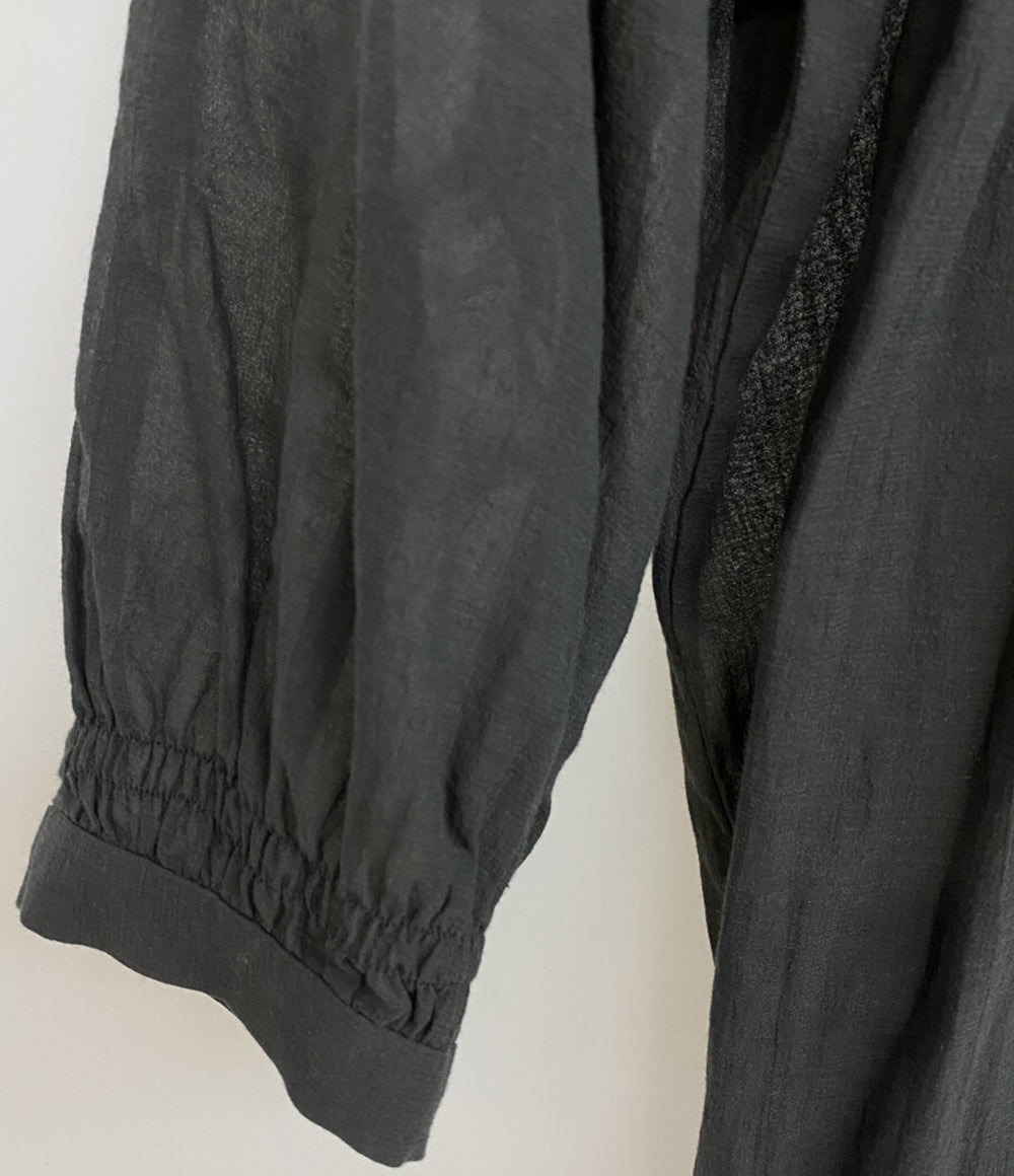 evam eva エヴァムエヴァ 九分袖ワンピース コットン e231t096 レディース SIZE -