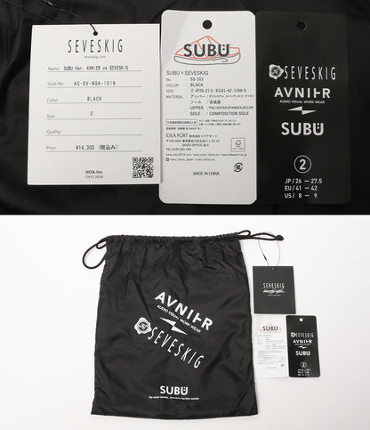 SUBU×AVNIER×SEVESKIG スブ×アヴニエ×セヴシグ サンダル サボスリッポン メンズ SIZE 26-27.5cm