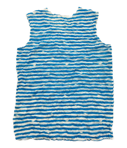 ISSEY MIYAKE シアー タンクトップ ボーダー レディース SIZE M イッセイミヤケ