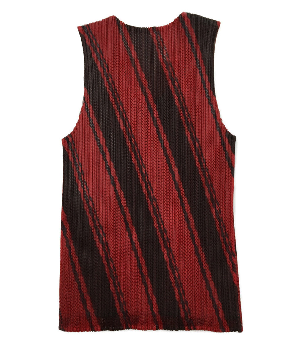 PLEATS PLEASE タンクトップ PP64-JK321 プリーツメッシュカットソー レディース SIZE ３ プリーツプリーズ