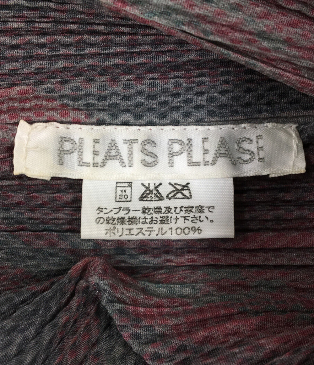 PLEATS PLEASE タンクトップ PP64-JK321 プリーツメッシュカットソー レディース SIZE ３ プリーツプリーズ