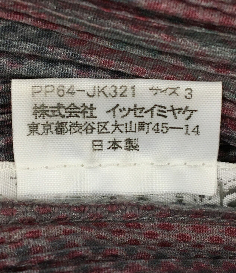 PLEATS PLEASE タンクトップ PP64-JK321 プリーツメッシュカットソー レディース SIZE ３ プリーツプリーズ