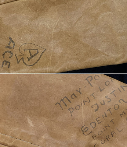 POLO RALPH LAUREN スタジャン レザースリーブベースボールジャケット メンズ SIZE L ポロ・ラルフローレン