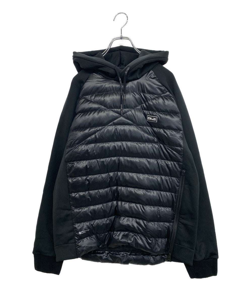 POLO RALPH LAUREN ダウンジャケット RLX HYBRID DOWN HOODED JACKET BLK メンズ SIZE L ポロ・ラルフローレン