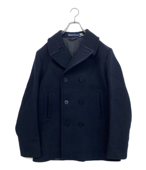 POLO RALPH LAUREN ピーコート ウールブレンド メルトン ネイビー