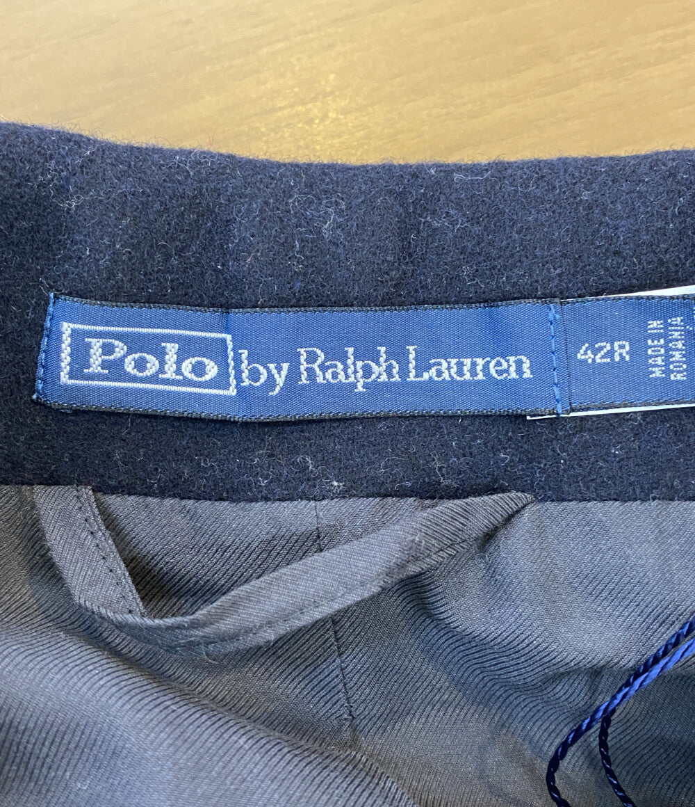 ほぼ未使用✨　ポロラルフローレン　ピーコート　ウール　ネイビー　42R POLO RALPH LAUREN ピーコート ウールブレンド メルトン ネイビー