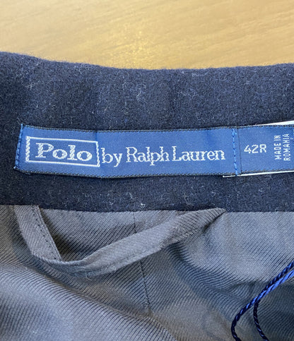 POLO RALPH LAUREN ピーコート ウールブレンド メルトン ネイビー メンズ SIZE 42R ポロ・ラルフローレン
