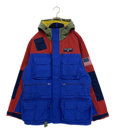 POLO RALPH LAUREN POLO SPORT マウンテンパーカー WATER RESISTANT JACKET MULTI メンズ SIZE L ポロ・ラルフローレン