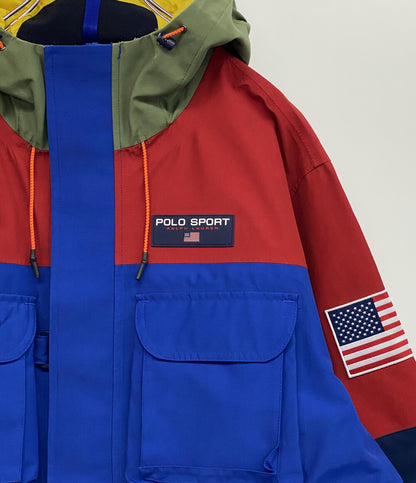 POLO RALPH LAUREN POLO SPORT マウンテンパーカー WATER RESISTANT JACKET MULTI メンズ SIZE L ポロ・ラルフローレン