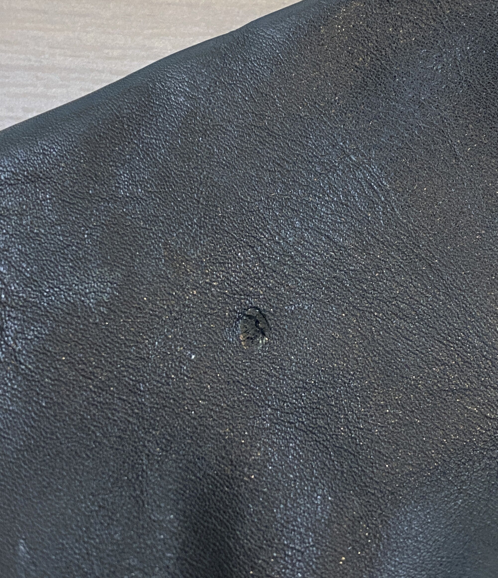CABANE de ZUCCA スタジャン ブラック×ネイビー CZ34FC538 メンズ SIZE L カバンドズッカ