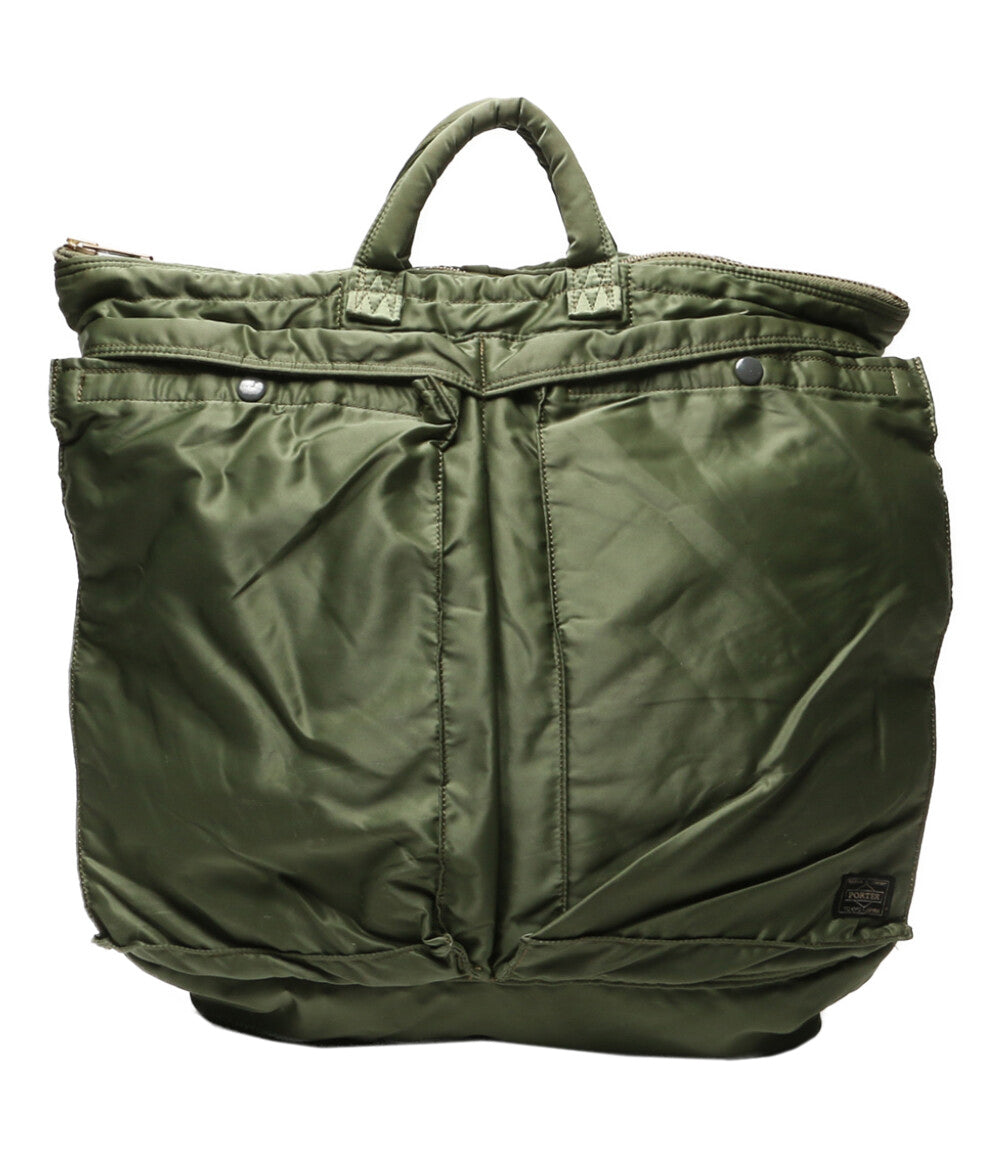 PORTER 2way ヘルメットバッグ TANKER セージグリーン メンズ ポーター